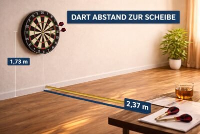Dart Abstand zur Scheibe