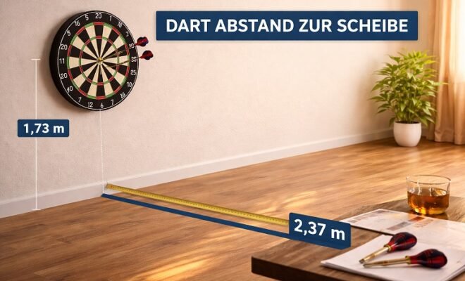 Dart Abstand zur Scheibe
