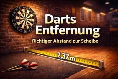 Darts Entfernung Richtiger Abstand zur Scheibe Erklärt