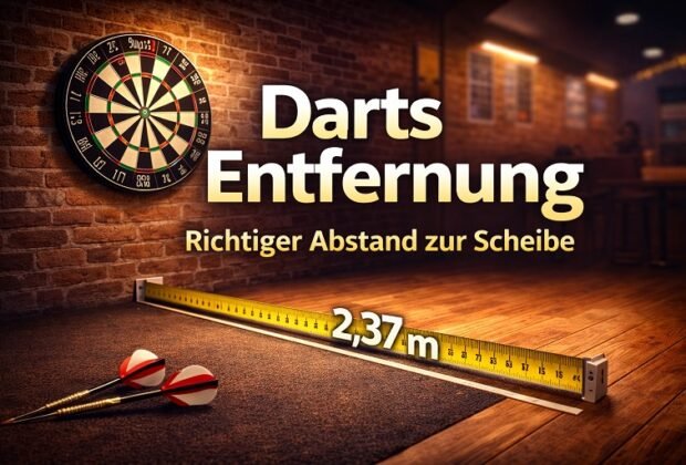 Darts Entfernung Richtiger Abstand zur Scheibe Erklärt