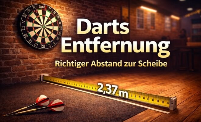 Darts Entfernung Richtiger Abstand zur Scheibe Erklärt