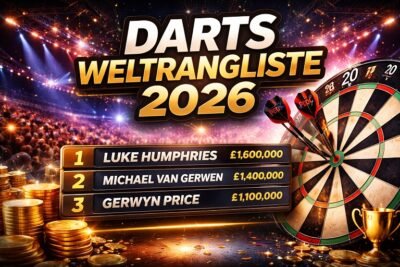 Darts Weltrangliste 2026 Top 20 Ranking und aktuelle Analyse
