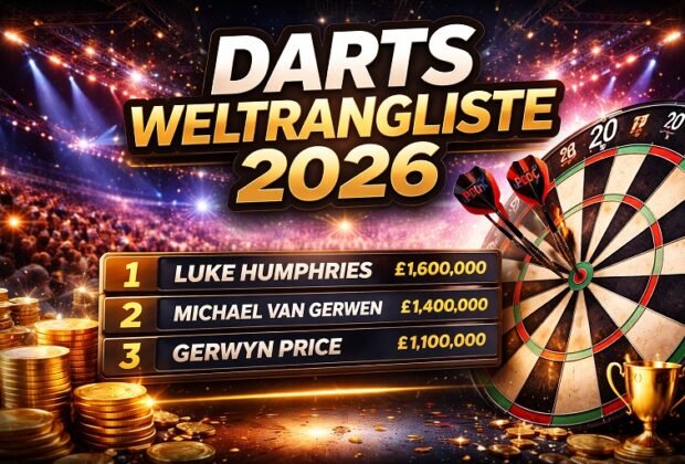 Darts Weltrangliste 2026 Top 20 Ranking und aktuelle Analyse