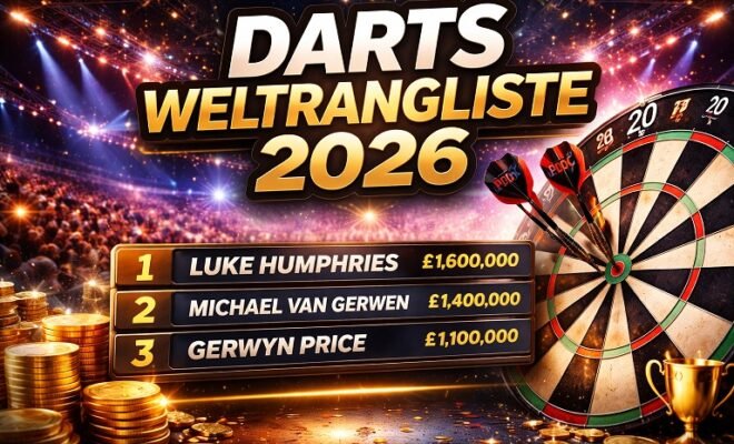 Darts Weltrangliste 2026 Top 20 Ranking und aktuelle Analyse