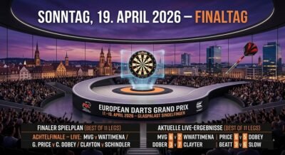 European Darts Grand Prix Ergebnisse und Spielplan