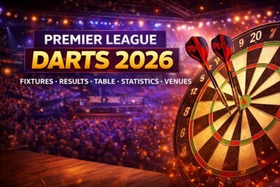 Premier League Darts 2026 – Fixtures, Results und Tabelle