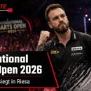 International Darts Open 2026 Ross Smith gewinnt in Riesa