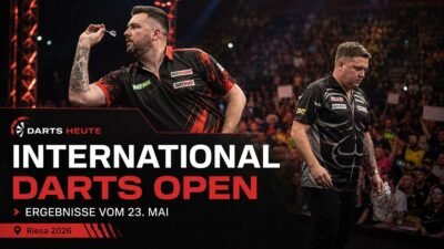 International Darts Open Ergebnisse vom 23