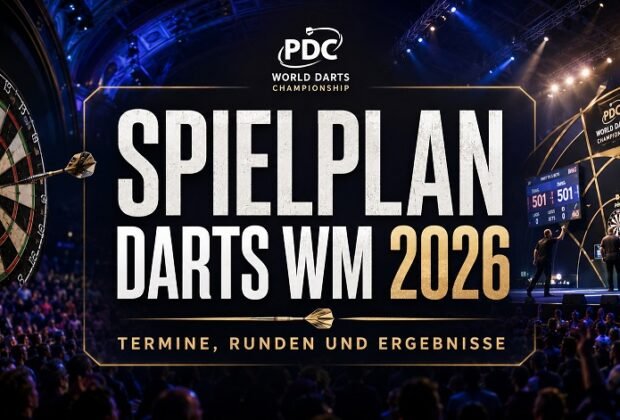 Spielplan Darts WM 2026