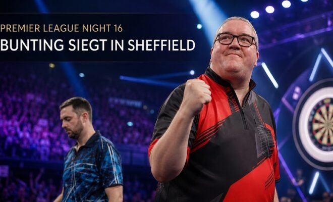 Stephen Bunting gewinnt Premier League Night 16