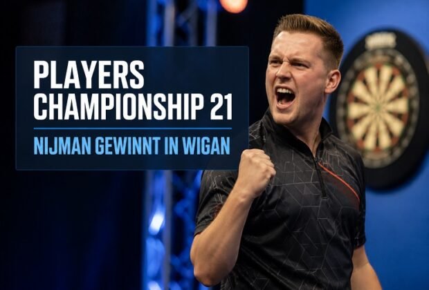 Darts Heute Wessel Nijman gewinnt Players Championship 21 in Wigan