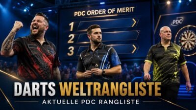 Darts Weltrangliste 2026 Aktuelle PDC Order of Merit