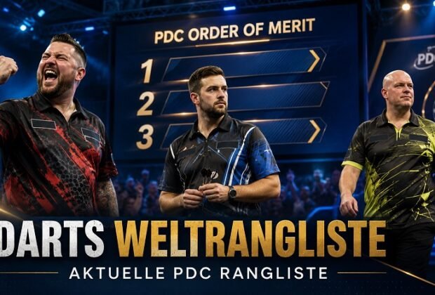 Darts Weltrangliste 2026 Aktuelle PDC Order of Merit