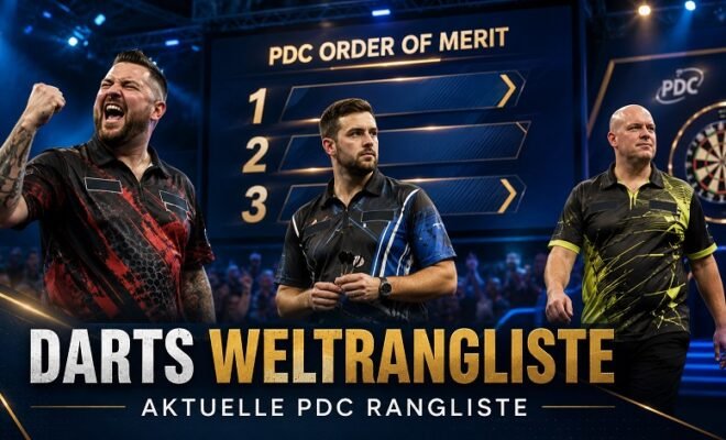 Darts Weltrangliste 2026 Aktuelle PDC Order of Merit