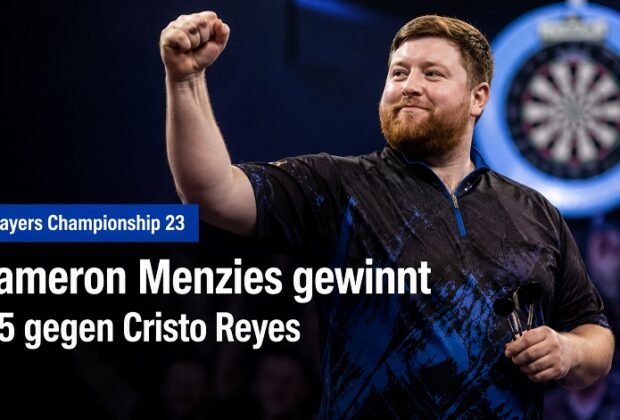 Players Championship 23 Ergebnisse Menzies gewinnt in Leicester