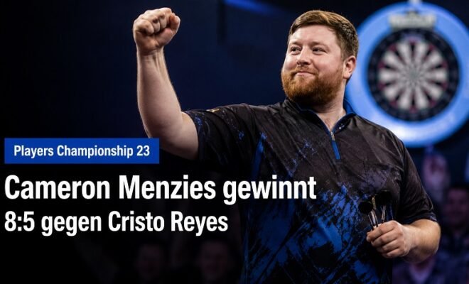 Players Championship 23 Ergebnisse Menzies gewinnt in Leicester