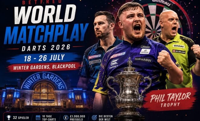 World Matchplay Darts 2026: Spielplan, Ergebnisse, Teilnehmer und Preisgeld
