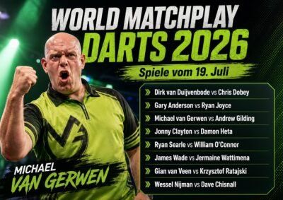 world-matchplay darts ergebnisse 19 juli 2026