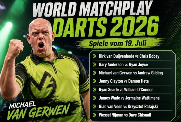 world-matchplay darts ergebnisse 19 juli 2026