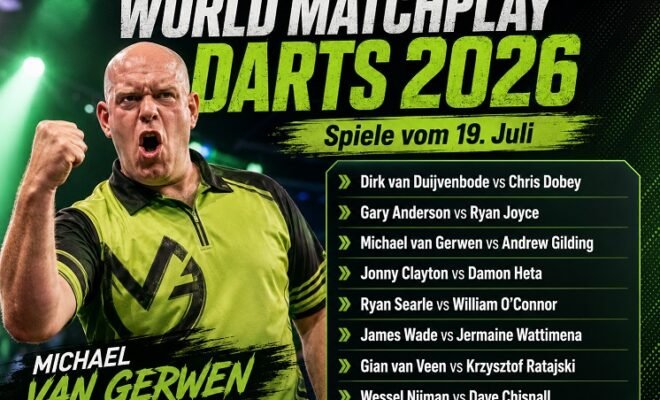 world-matchplay darts ergebnisse 19 juli 2026