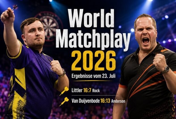 world matchplay darts ergebnisse 23 juli 2026