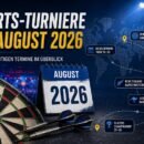 Darts-Turniere im August 2026