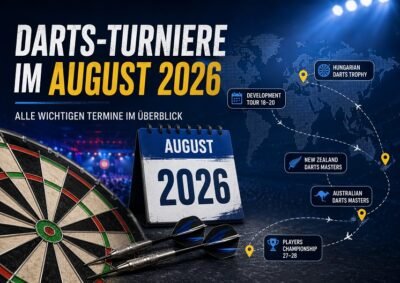 Darts-Turniere im August 2026