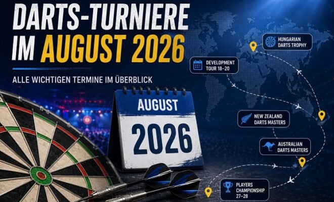 Darts-Turniere im August 2026