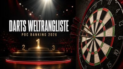 Darts Weltrangliste aktuell - PDC Ranking 2026 Top 50
