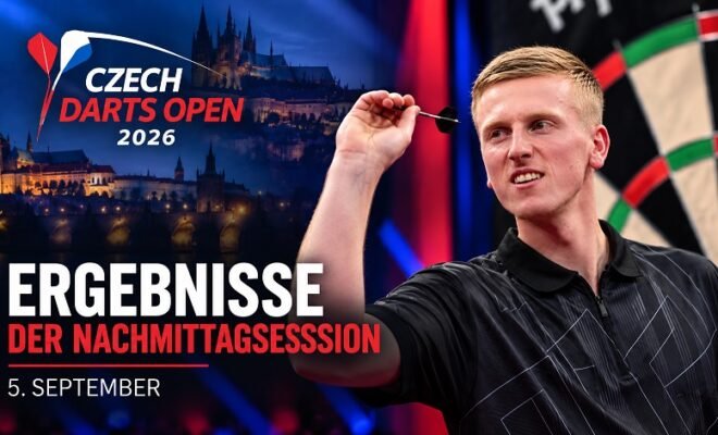 Czech Darts Open 2026 - Ergebnisse der Nachmittagssession