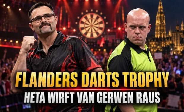 Damon Heta besiegt Michael van Gerwen bei der Flanders Darts Trophy 2026