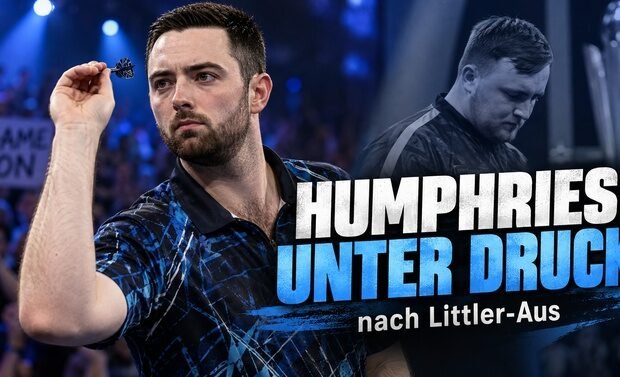 Luke Humphries beim World Grand Prix 2026 nach dem frühen Aus von Luke Littler