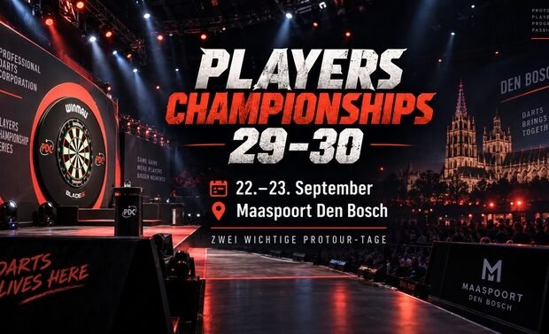 Bühnenmotiv zu den Players Championships 29 und 30 in Den Bosch ohne Spieler