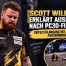 Scott Williams nach seinem Ausraster im Finale von Players Championship 30 in Den Bosch