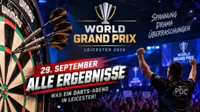 World Grand Prix 2026 in Leicester mit allen Ergebnissen vom 29. September