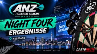 ANZ Premier League Night Four Ergebnisse 2026 aus Auckland mit allen Resultaten und dem Tagessieg von Raymond Smith.