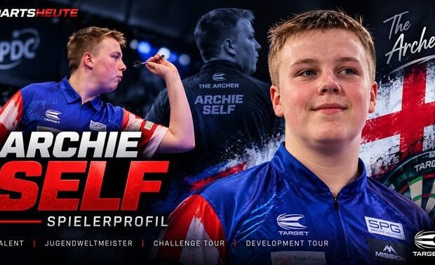 Archie Self beim Darts – Spielerprofil des englischen Nachwuchstalents