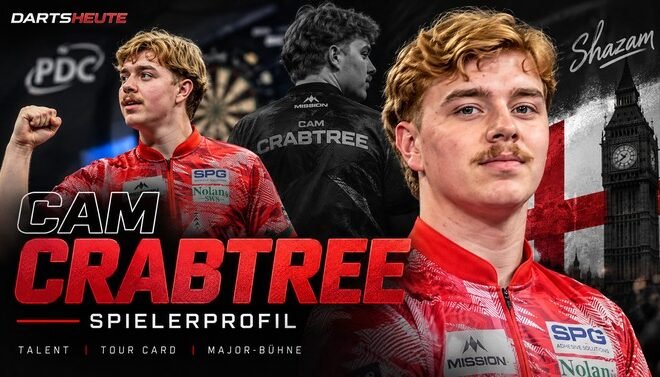 Cam Crabtree beim Darts – Spielerprofil des englischen PDC-Profis