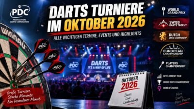 Darts Turniere im Oktober 2026 mit World Grand Prix, European Championship und weiteren PDC Events