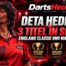 Deta Hedman gewinnt drei Titel bei den England Classic und England Masters 2026 in Selsey.
