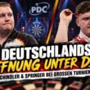 Martin Schindler und Niko Springer unter Druck bei großen PDC Turnieren