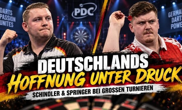 Martin Schindler und Niko Springer unter Druck bei großen PDC Turnieren