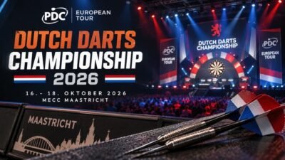 Dutch Darts Championship 2026 vom 16. bis 18. Oktober in Maastricht