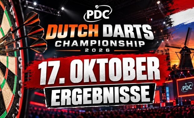 Dutch Darts Championship 2026: Alle Ergebnisse der zweiten Runde vom 17. Oktober in Maastricht.