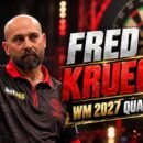 Fred Krueger qualifiziert sich erstmals für die Darts WM 2027 im Alexandra Palace in London.