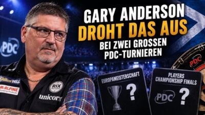 Gary Anderson droht das Aus bei zwei großen PDC Turnieren