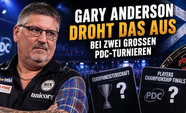 Gary Anderson droht das Aus bei zwei großen PDC Turnieren