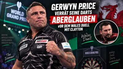Gerwyn Price vor dem World Grand Prix Viertelfinale gegen Jonny Clayton