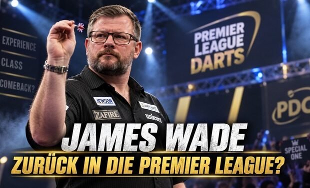 James Wade vor einer möglichen Rückkehr in die Premier League Darts 2027