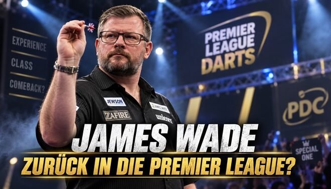 James Wade vor einer möglichen Rückkehr in die Premier League Darts 2027